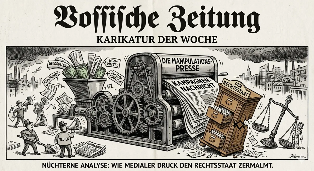 Das manipulierte Narrativ: Wenn Politik und PR die Justiz instrumentalisieren