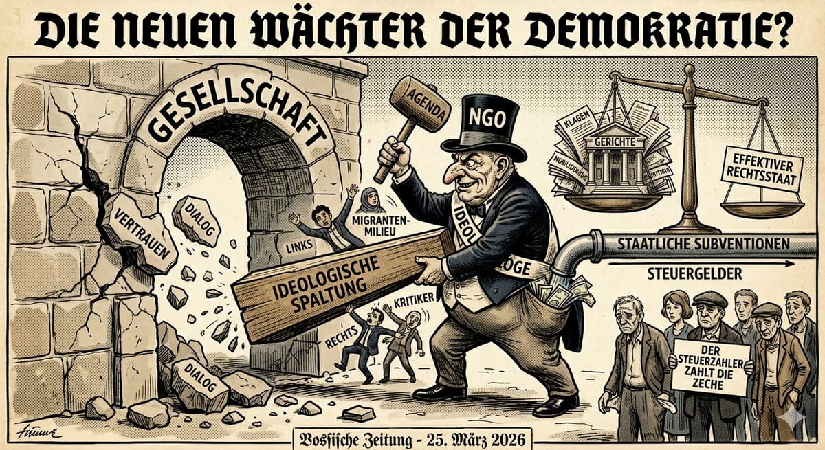 NGO-Förderung in Deutschland: Endlich werden Mittel gestrichen – aber warum nicht gleich die ganze Industrie abschaffen?