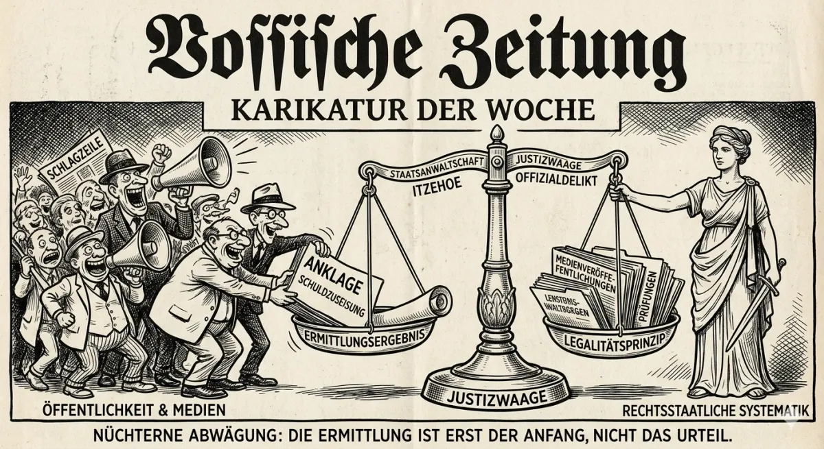 Zwischen Schlagzeile und Rechtsstaat: Warum „Ermittlung“ noch keine „Anklage“ ist