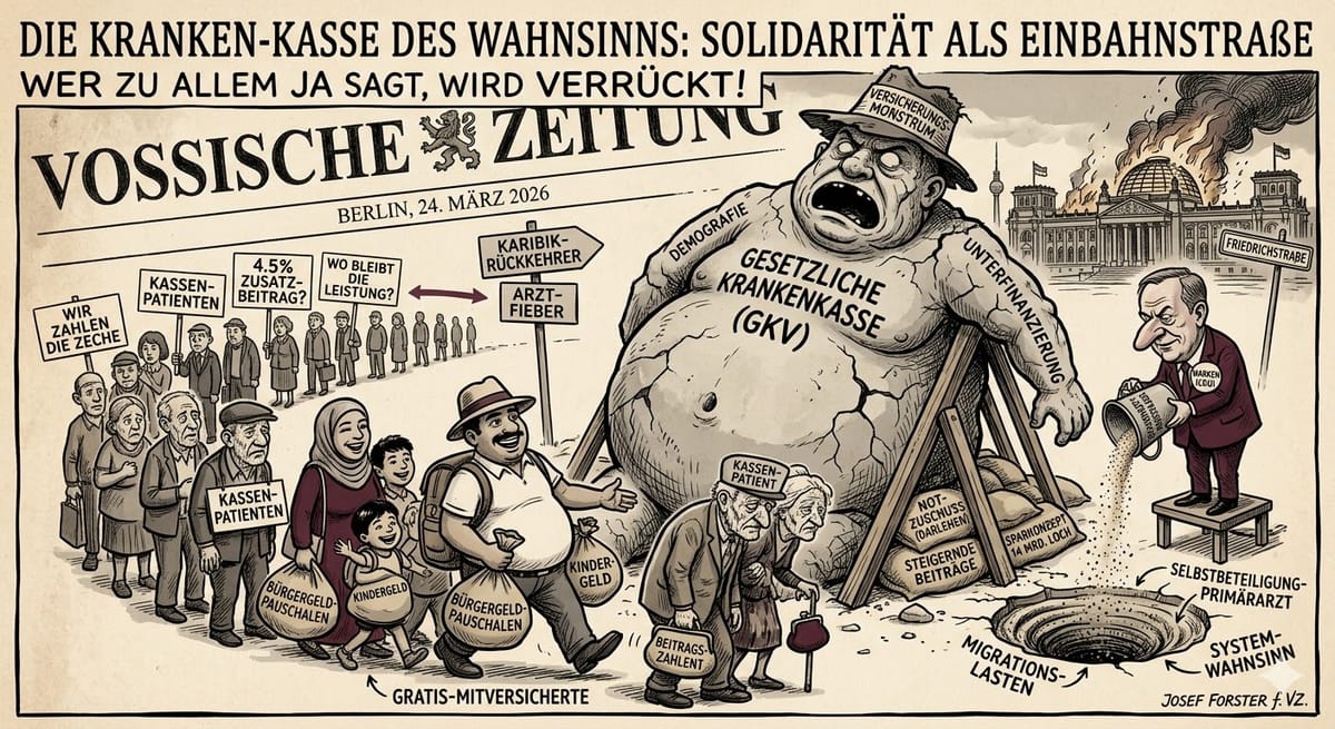 Die Kranken-Kasse des Wahnsinns: Warum wir das „System für alle“ nicht mehr finanzieren können