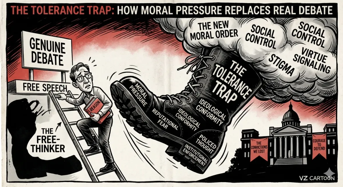 Die Toleranz-Falle: Warum unsere Freiheit an ihrer eigenen Tugend zerbricht