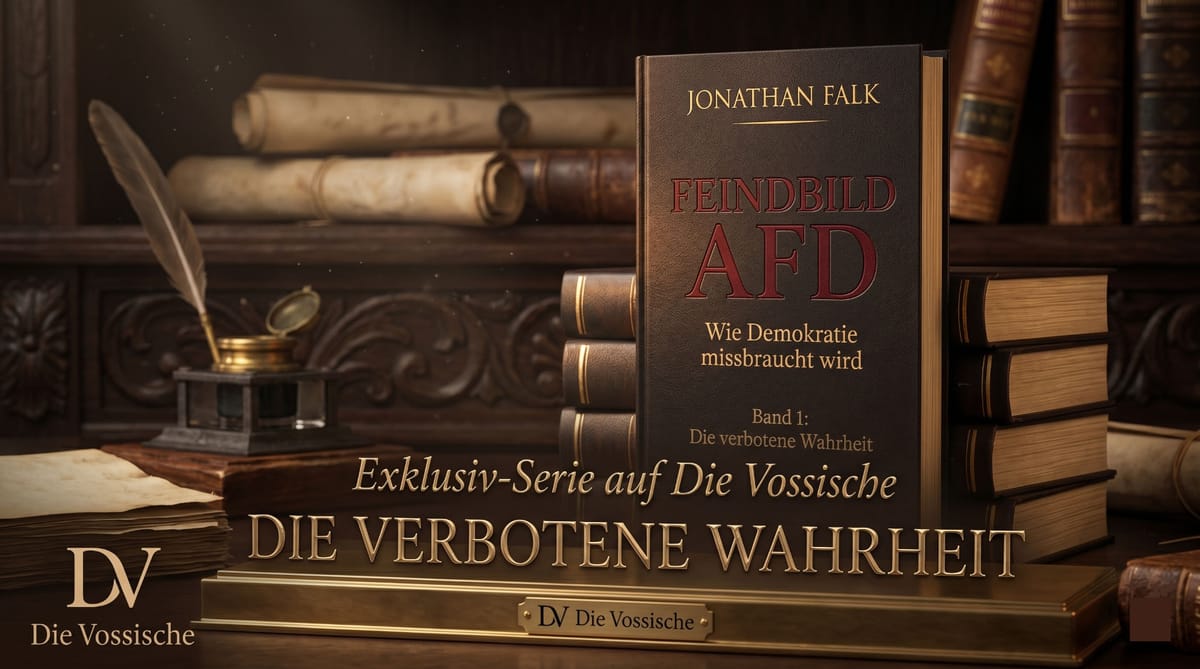 Exklusiv auf Die Vossische: „Feindbild AfD“ – Das politische Enthüllungsbuch des Jahres als tägliche Serie