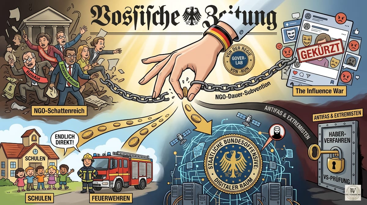 Schluss mit dem NGO-Sumpf: Staat reformiert Demokratie