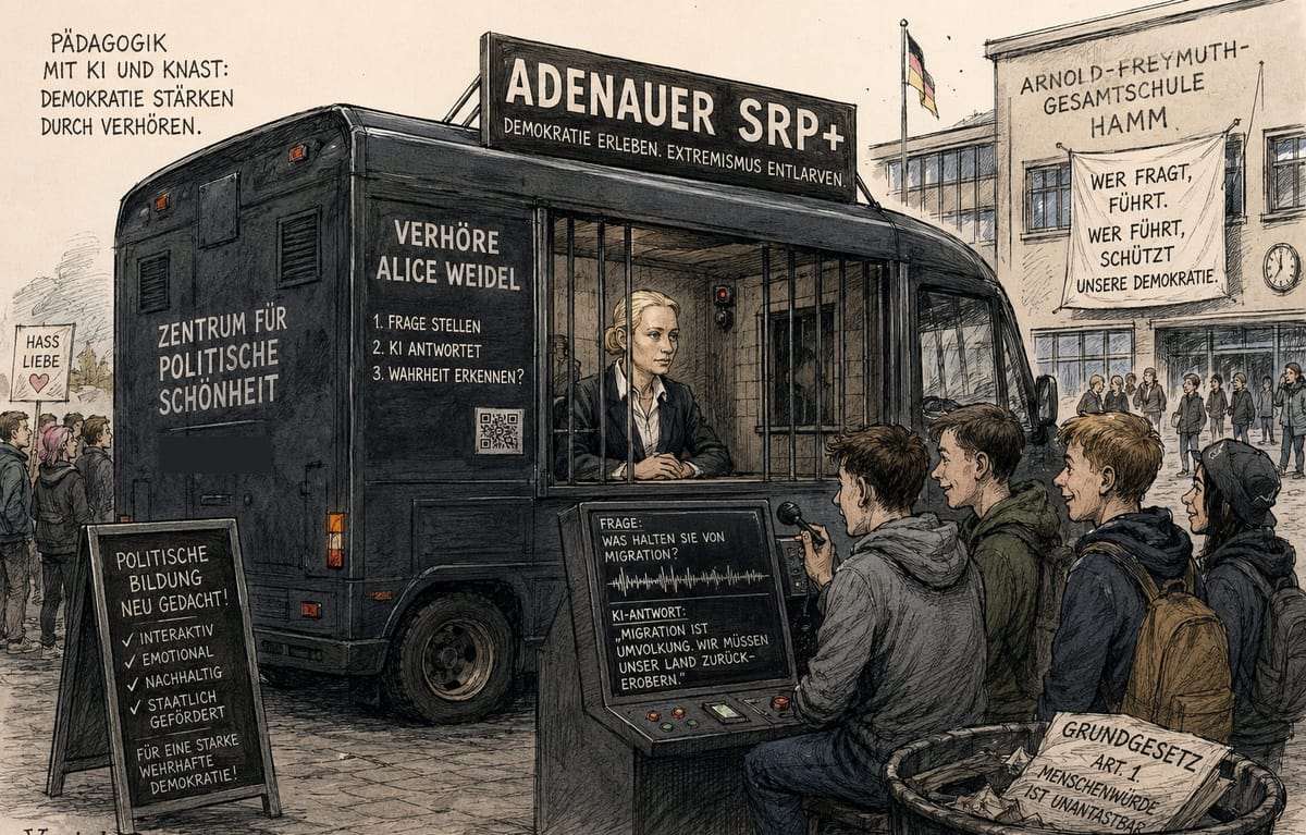 Schauprozess am Pausenhof