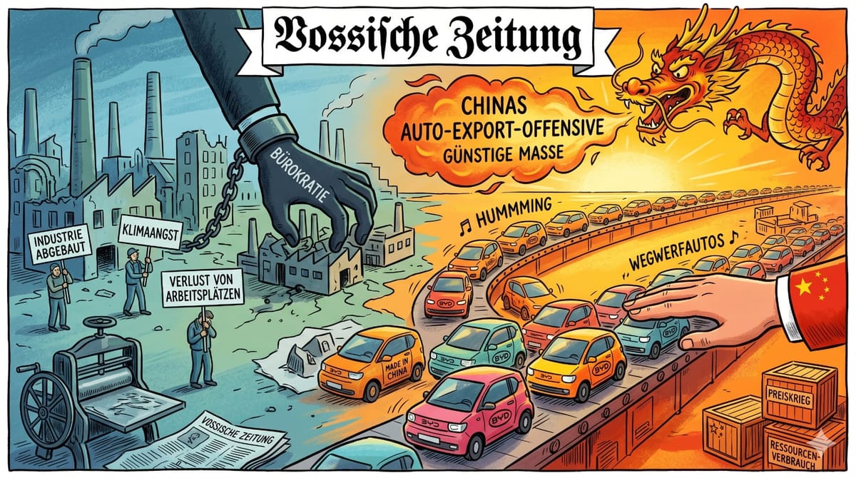 Wegwerf-Stromer aus China: Wie Pekings Schrott unsere Industrie vernichtet!