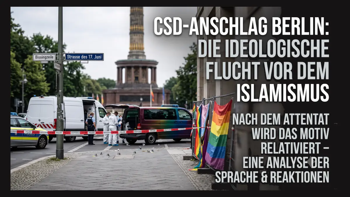 CSD-Anschlag: Die ideologische Flucht vor dem Islamismus