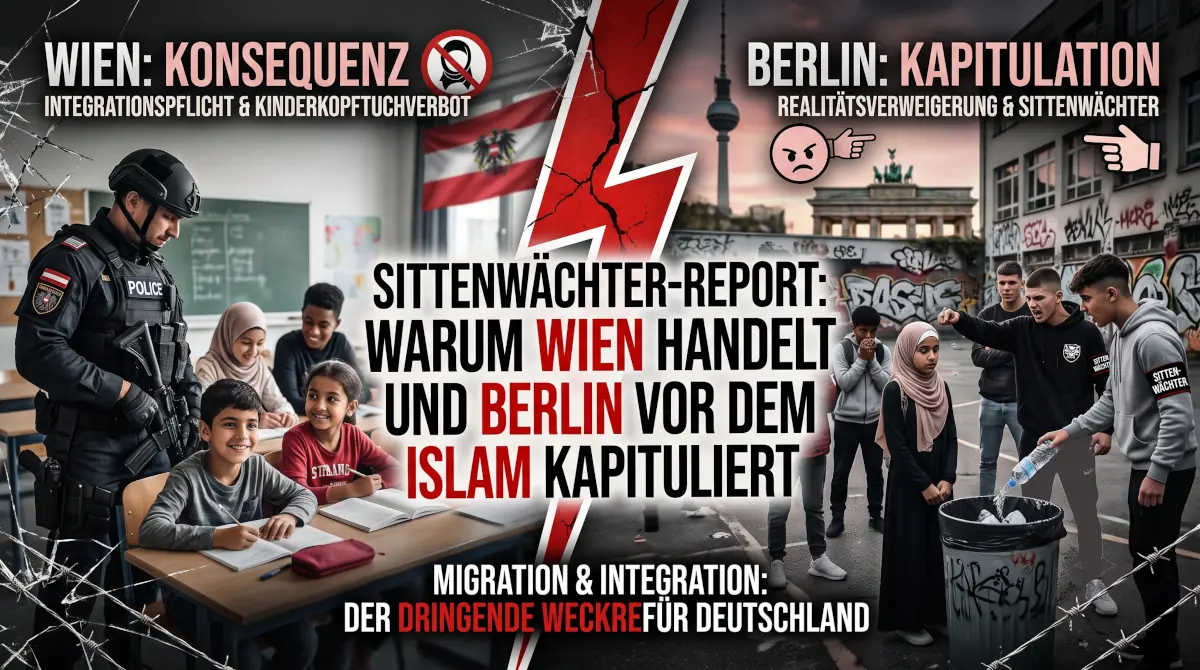 Der Sittenwächter-Report: Warum Wien handelt und Berlin vor dem politischen Islam kapituliert