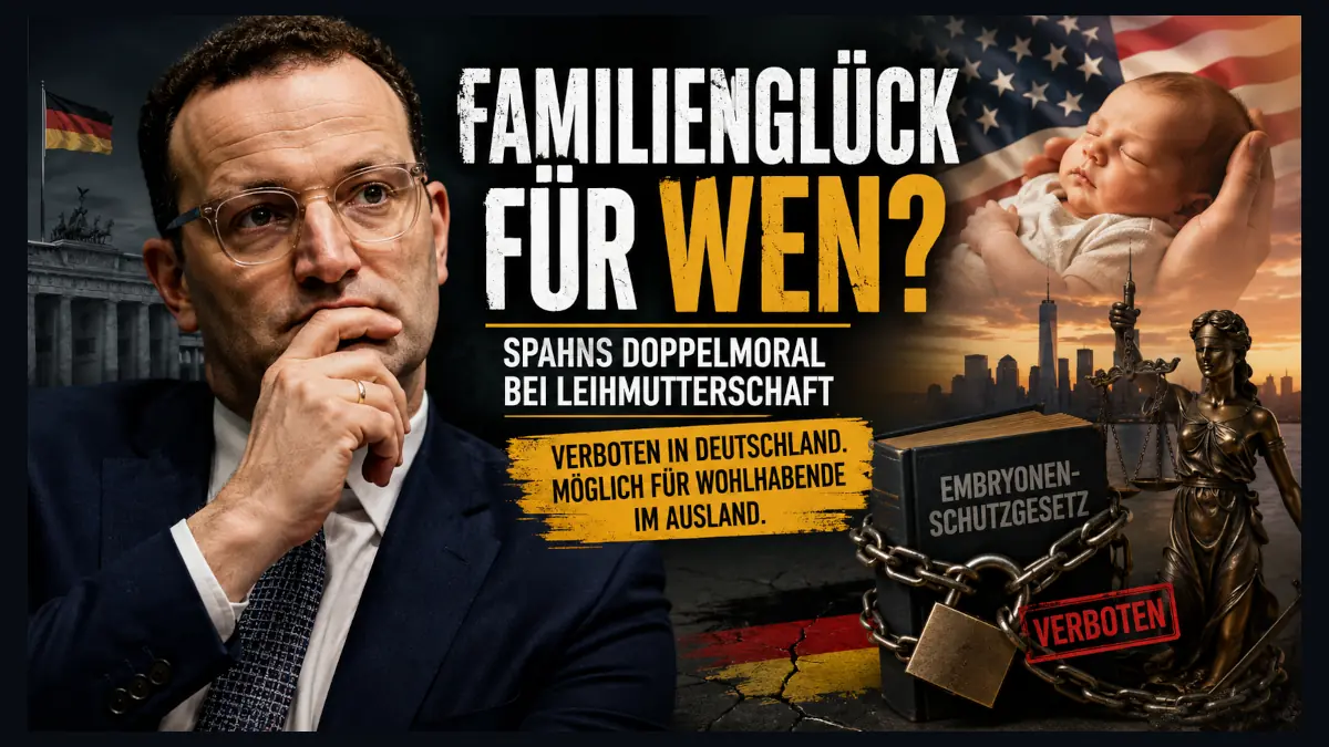 Spahns Familienglück: Die Doppelmoral bei Leihmutterschaft