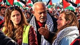 Linke demonstrieren mit Terror-Unterstützer – zwei Tage nach ihrem Antisemitismus-Versprechen