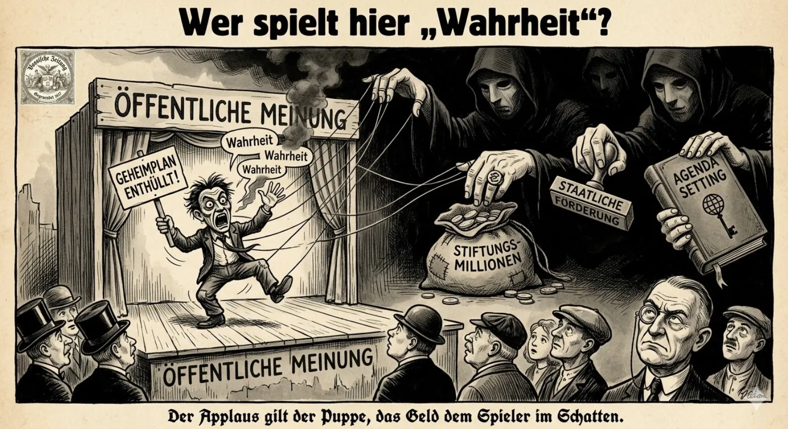 Dossier: Das Beben von Potsdam und das diskrete Geld der „Wahrheitswächter“