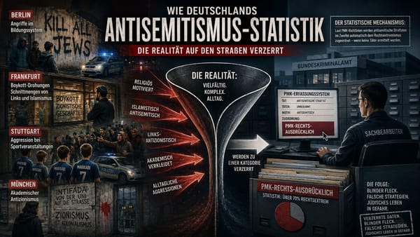 Der Statistik-Betrug: Wie Antisemitismus politisch umetikettiert wird