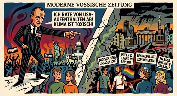 Der Kanzler als Sittenwächter der Ferne