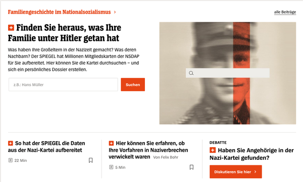 Der digitale Pranger: SPIEGEL verurteilt unsere Toten