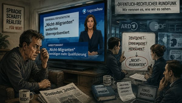 Sprach-Irrsinn der ARD: Wir sind keine „Nicht-Migranten“!