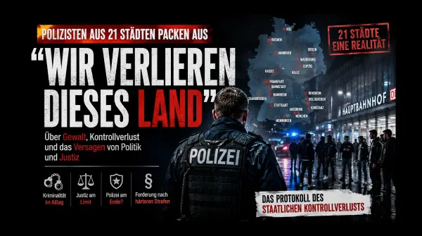 „Wir verlieren das Land“: Polizisten packen schonungslos aus