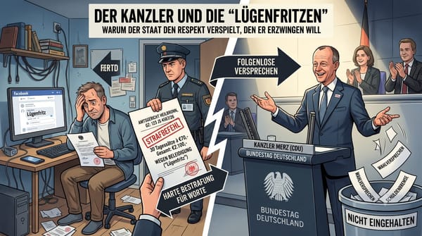Der Kanzler und die „Lügenfritzen“