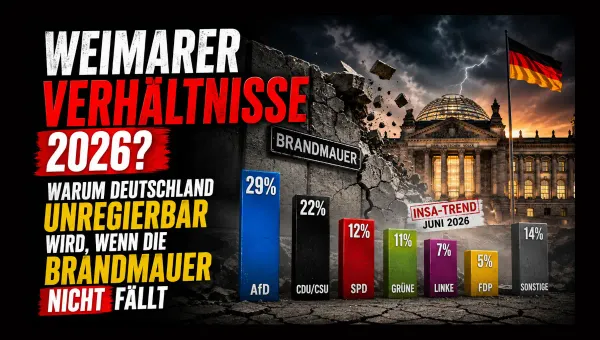 Umfrage-Beben: Ist die Brandmauer die Lebensversicherung der AfD?