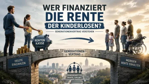 Wer finanziert die Rente der Kinderlosen in Deutschland?