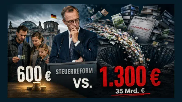 Asylkosten vs. Steuerreform: Das 1.300-€-Netto-Geheimnis