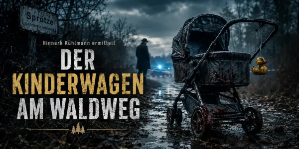 Der Kinderwagen am Waldweg