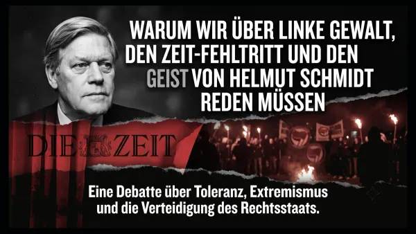 Die Maske runter: Warum wir über linke Gewalt reden müssen