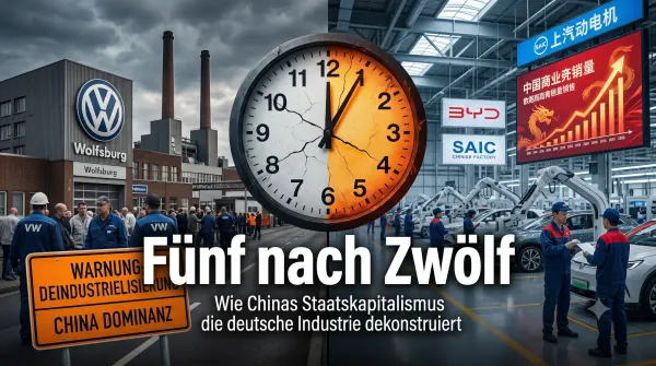 Fünf nach Zwölf: Wie Chinas Staatskapitalismus die deutsche Industrie dekonstruiert