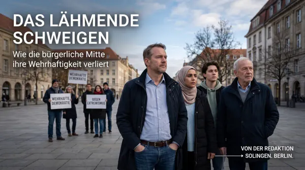 Das lähmende Schweigen: Wie die bürgerliche Mitte ihre Wehrhaftigkeit verliert