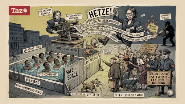 Wenn Exklusion zur Solidarität verklärt wird: Das linke Schaumschlagen der taz-Volontärin