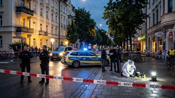 München-Schwabing, die Softair-Waffe und die taz