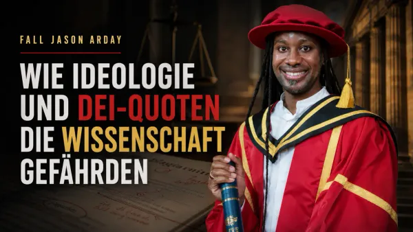 Fall Jason Arday: Wie Ideologie und DEI-Quoten die Wissenschaft gefährden