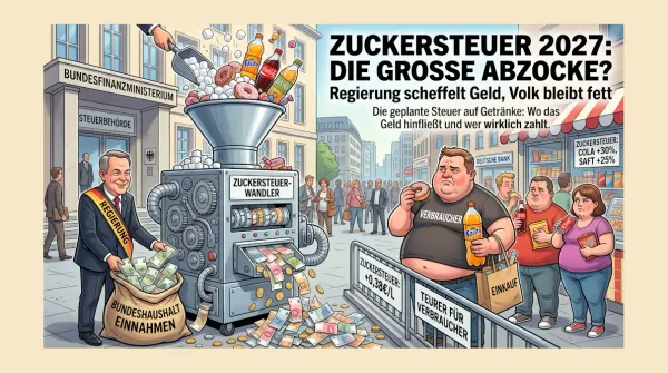 Zuckerstreuer  - wo bleiben die NGO- und Massenmigrationssteuer?