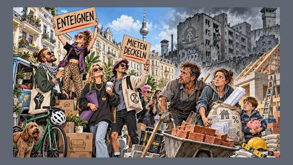 Warum selbst bauen, wenn man klauen kann? Berlins linke Wohlstands-Kids im Enteignungs-Wahn