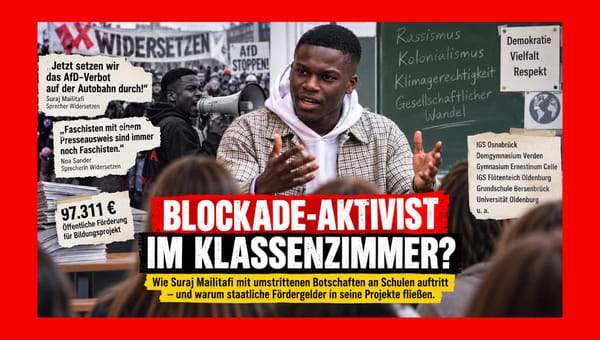 Blockade-Aktivist im Klassenzimmer: Das Netzwerk hinter Suraj Mailitafi