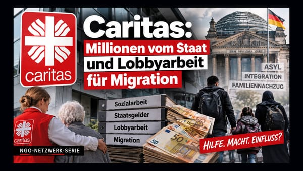 Caritas: Millionen vom Staat und Lobbyarbeit für Migration