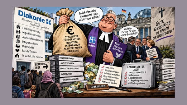 DIAKONIE UND MIGRATION: Millionen vom Staat, Lobbyarbeit für das System