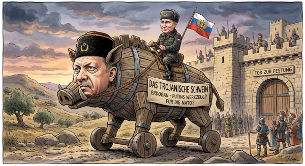 Das trojanische Schwein am Bosporus