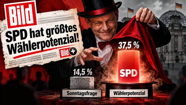 Der BILD-Bluff: Wie ein Statistik-Trick die 14-Prozent-SPD zum heimlichen Wahlsieger macht