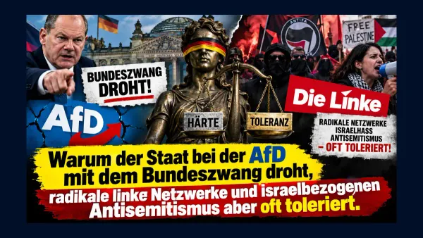 Einäugige Wachsamkeit: Doppelmoral bei AfD und Die Linke