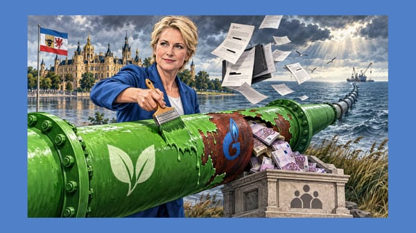 Schwesigs Gazprom-Stiftung: Was hinter dem grünen Etikett wirklich geschah