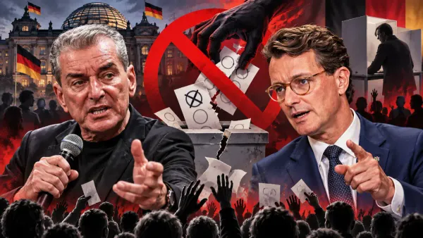 Skandal-Duo Wüst und Friedman fordern AfD-Verbot! Wollen sie Millionen Wählern die Stimme rauben?