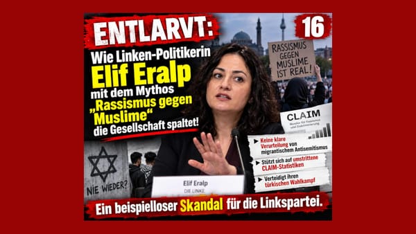 ENTLARVT: Wie Linken-Politikerin Elif Eralp mit dem Mythos „Rassismus gegen Muslime“ die Gesellschaft spaltet!