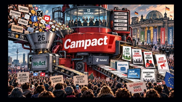 Campact: 26 Millionen Euro für politischen Einfluss