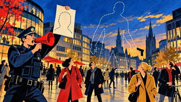 Achtung, bewaffnet! Wen wir meinen, sagen wir Ihnen nicht