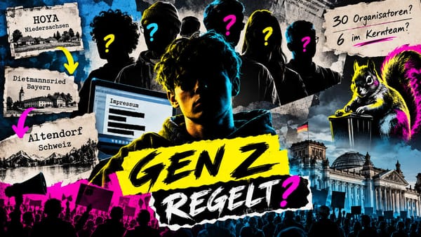 Gen Z regelt: Sechs Köpfe, 30 Organisatoren – aber wer sind diese Leute eigentlich?