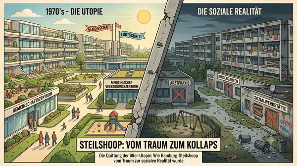 Hamburg-Steilshoop: Wie eine 68er-Utopie im Kollaps endete