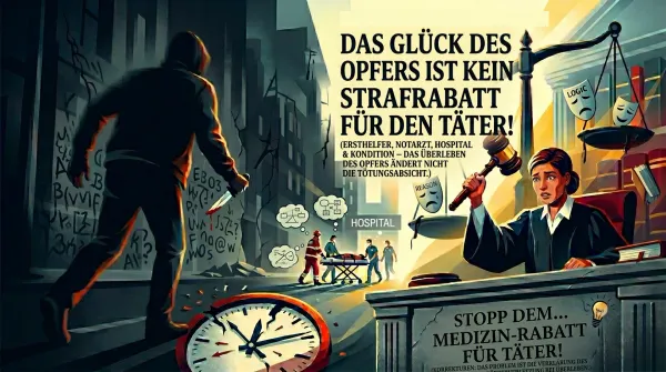 Messeralltag: Warum das Strafrecht Täter belohnt