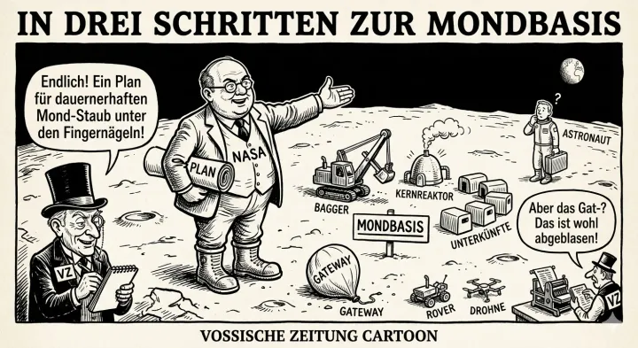 Der Mond als Neuland: Nasas Drei-Stufen-Plan für die dauerhafte Präsenz