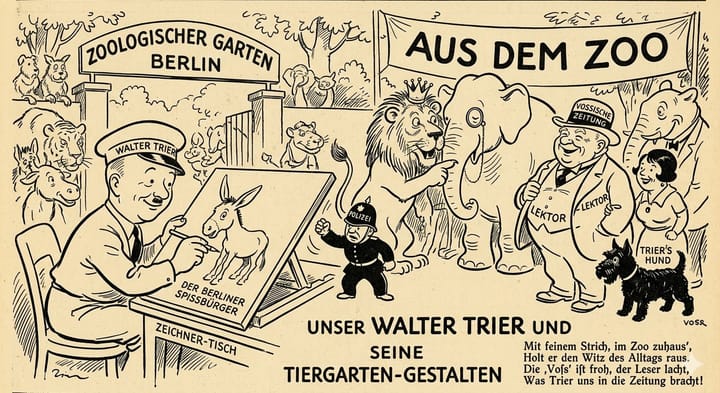 Der Zeichner mit dem Schalk: Walter Trier und die „Vossische“