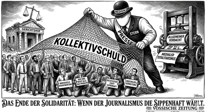 Der Generalverdacht als Ersatz-Justiz – Wenn Journalismus zur Selbstgeißelung wird