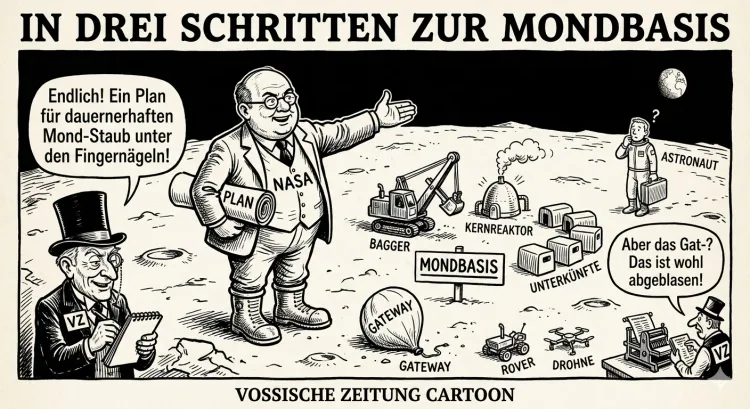 Der Mond als Neuland: Nasas Drei-Stufen-Plan für die dauerhafte Präsenz